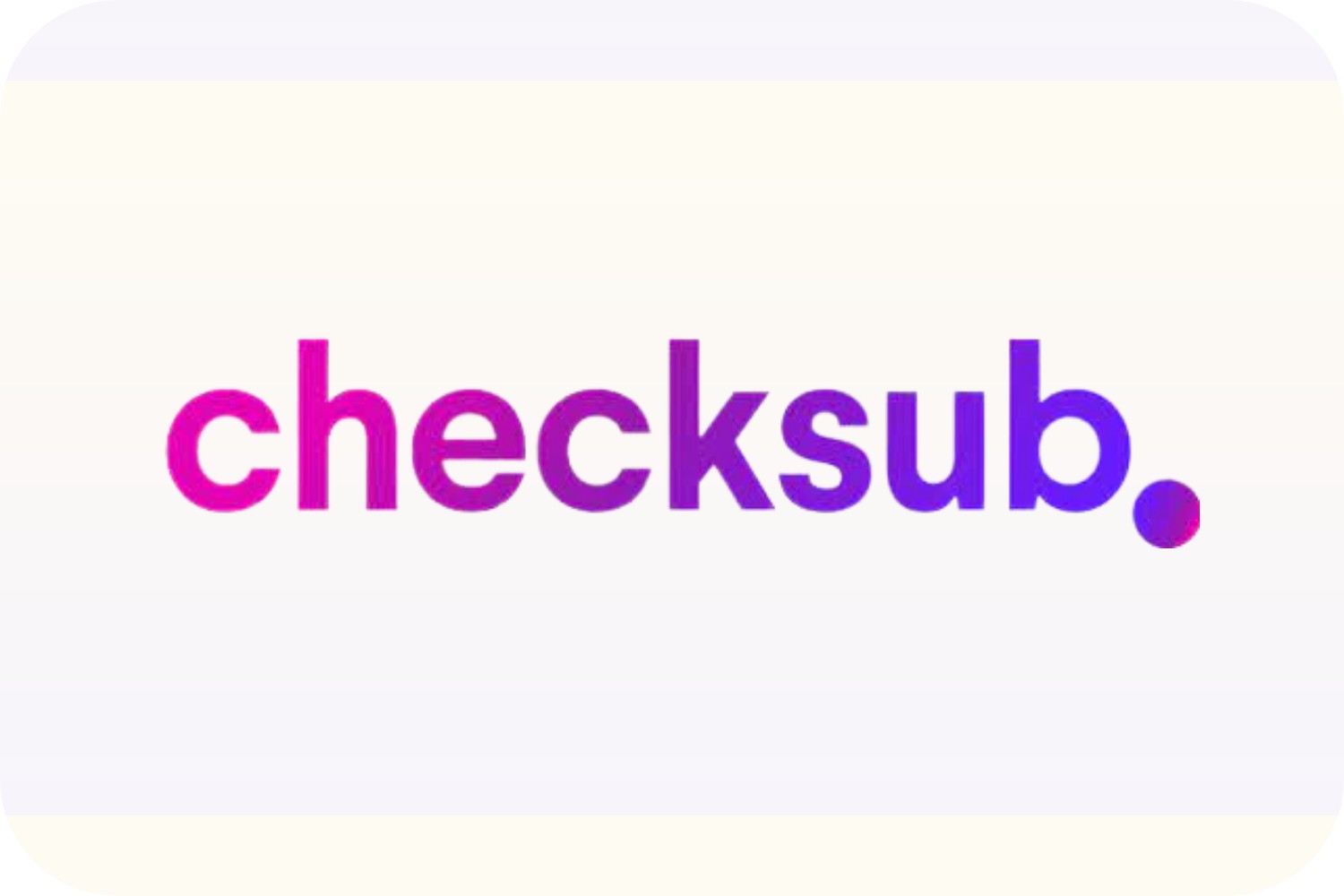 Logo de l'entreprise checksub