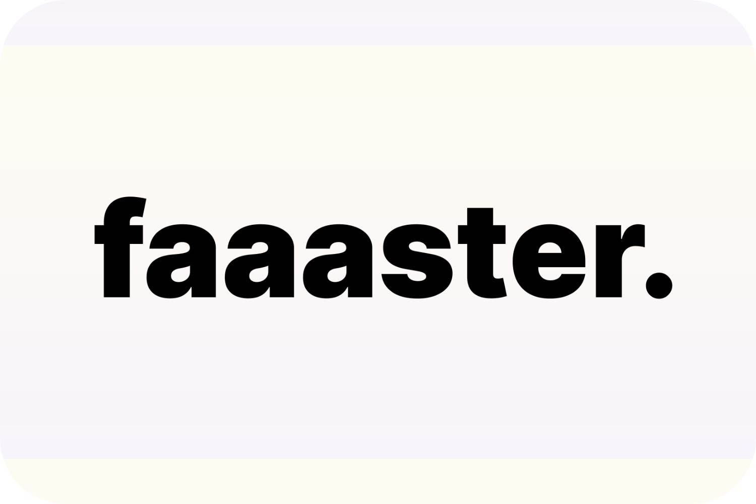 Logo Faaaster